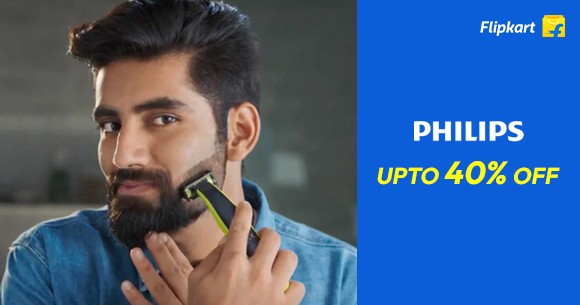 Flipkart Flipkart Great Offer : Upto 40% Off on Philips