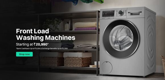 Croma - Front Load Washing Machines Starting at Rs. 20,990*