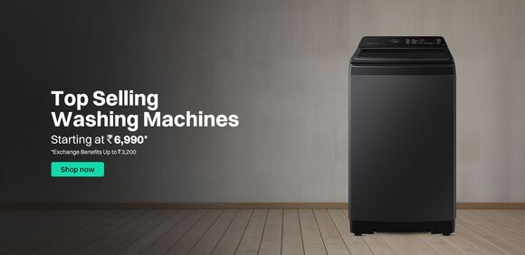 Croma - Top Washing Machines from Rs. 6,990*, Exchange Benefits Up to Rs. 3,200