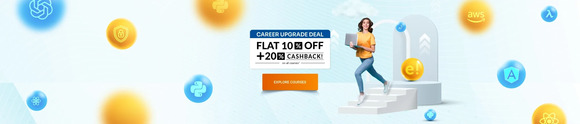 Edureka Edureka - Career Upgrade Deal- Flat 10% Off + 20% Cashback on All Courses!
