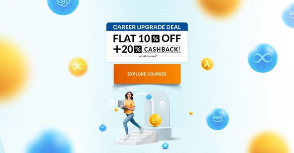 Edureka - Career Upgrade- Flat 10% Off + 20% Cashback!