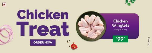 FreshToHome - Chicken Winglets - Just Rs. 99! Order Now