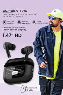 Hammer Hammer - Earbuds with Touch Screen Display - ANC Technology