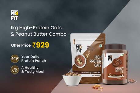 Healthkart Healthkart - 1kg High-Protein Oats & Peanut Butter Combo - Rs. 929