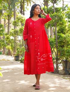 Jaypore - Stylish Red Dress Collection