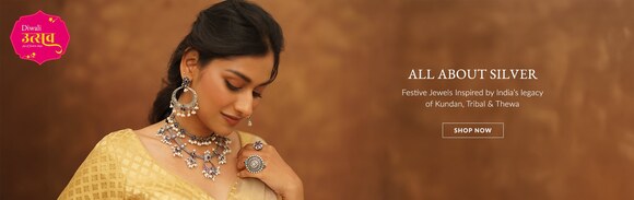 Jaypore - Celebrate Diwali with Exquisite Silver Jewelry - Shop Now!