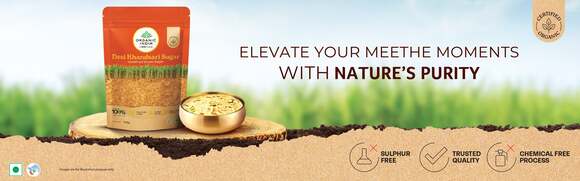 Organic India - Experience Natural Sweetness- 100% Pure Khandsari Sugar