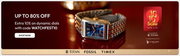 Tata CLiQ - Luxury Watch Sale- Up to 80% Off - Extra 10% with Code WATCHFEST10